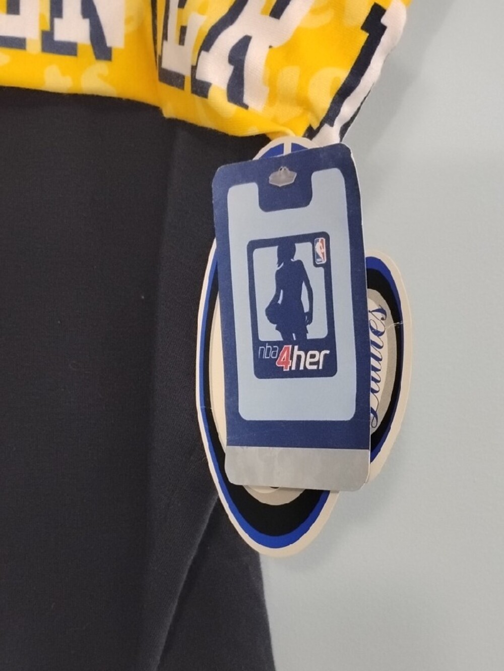 NWT Concepts Sport Navy Shorts with Yellow Waistband "Denver Nuggets" Size XL - Picture 2 of 5